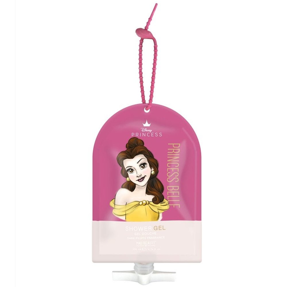 Mad Beauty Disney Princess Belle Shower Gel Dark Fruits Fragrance Αφρόλουτρο Πεντάμορφη με Άρωμα Μαύρα Φρούτα Κωδ 99212, 200ml