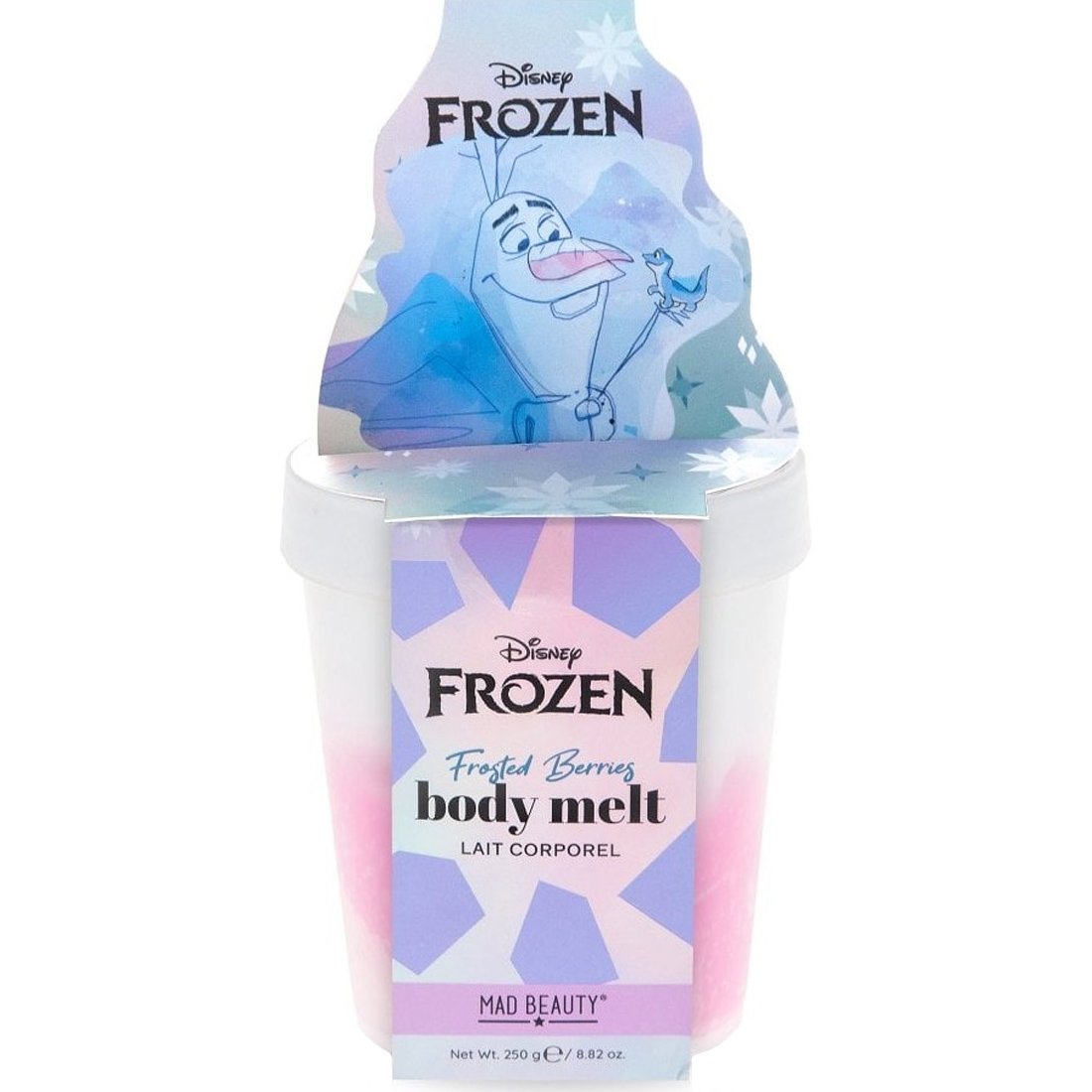 Mad Beauty Disney Frozen Olaf Frosted Berries Body Melt Κρέμα Σώματος με Άρωμα Παγωμένων Μούρων 250g
