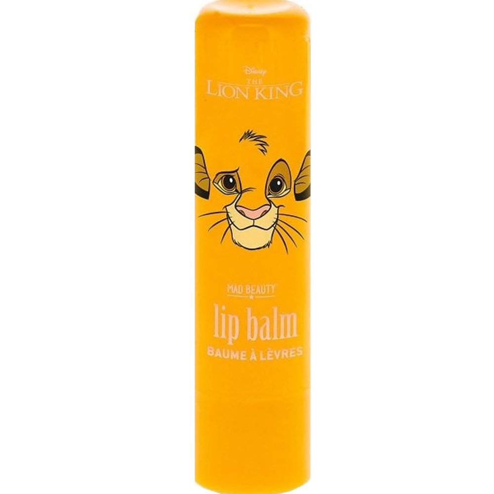 Mad Beauty Mad Beauty Lip Balm Disney The Lion King Ενυδατικό Βάλσαμο Χειλιών Εμπνευσμένο Από το Χαρακτήρα της Disney Κωδ 99675, 1 Τεμάχιο Simba / Μάνγκο