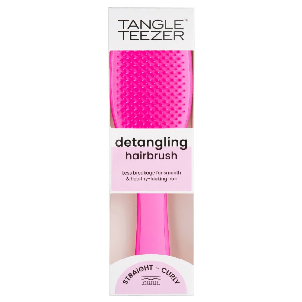 Tangle Teezer Tangle Teezer The Ultimate Detangler Straight & Curly Hairbruhsh Βούρτσα για Εύκολο Ξεμπέρδεμα για Ίσια & Σγουρά Μαλλιά 1 Τεμάχιο - Runway Pink 