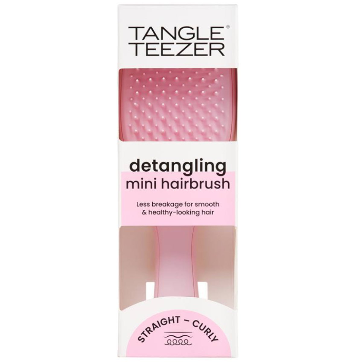 Tangle Teezer Tangle Teezer The Mini Ultimate Detangler Ice Blue & Sweet Orange Mini Βούρτσα Μαλλιών για Ξεμπέρδεμα Χωρίς Σπάσιμο & Εύκολη Μεταφορά 1 Τεμάχιο