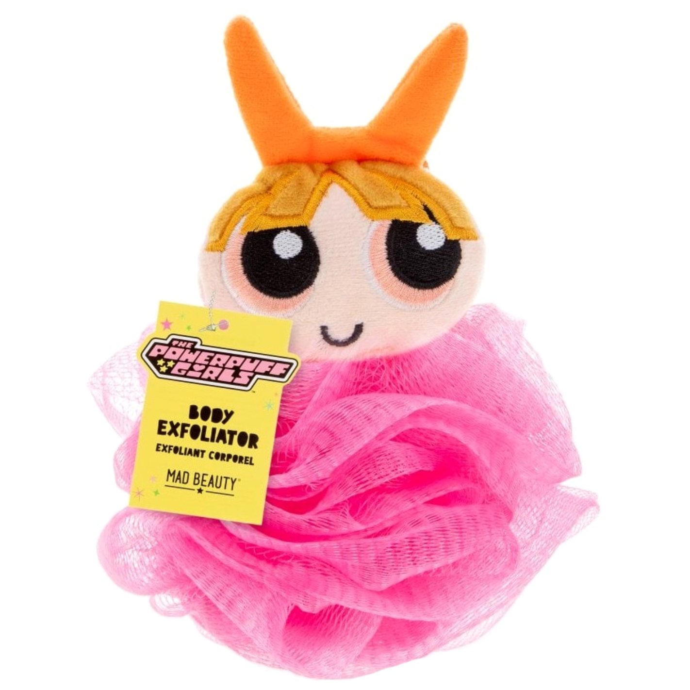Mad Beauty Mad Beauty  Body Exfoliator Blossom​​​​​​​ Disney Powerpuff Girl Super Cute Απολεπιστικό Σφουγγάρι Σώματος Εμπνευσμένο Από το Χαρακτήρα Powerpuff Girls 1 Τεμάχιο