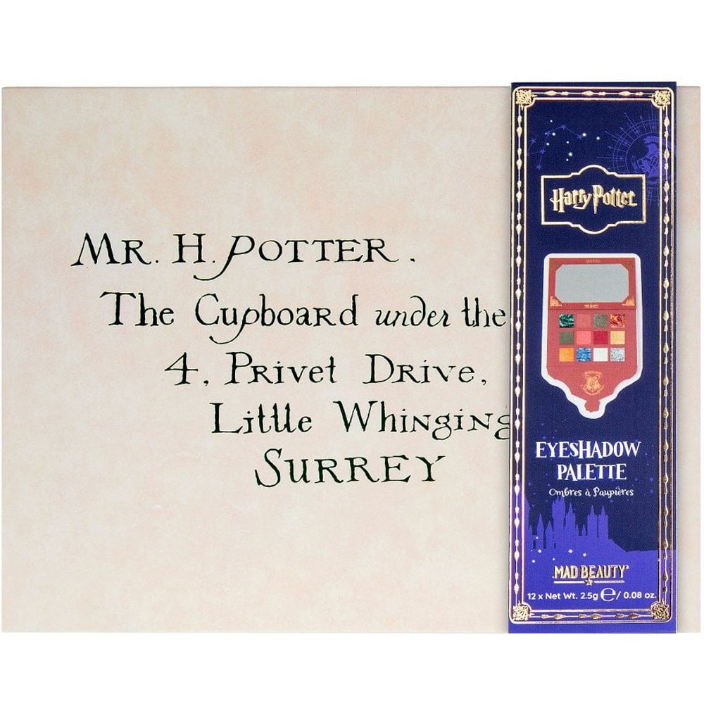 Mad Beauty Harry Potter Eyeshadow Palette Παλέτα Σκιών για τα Μάτια 12 Αποχρώσεων Εμπνευσμένη από τον Harry Potter 12 x 2.5g
