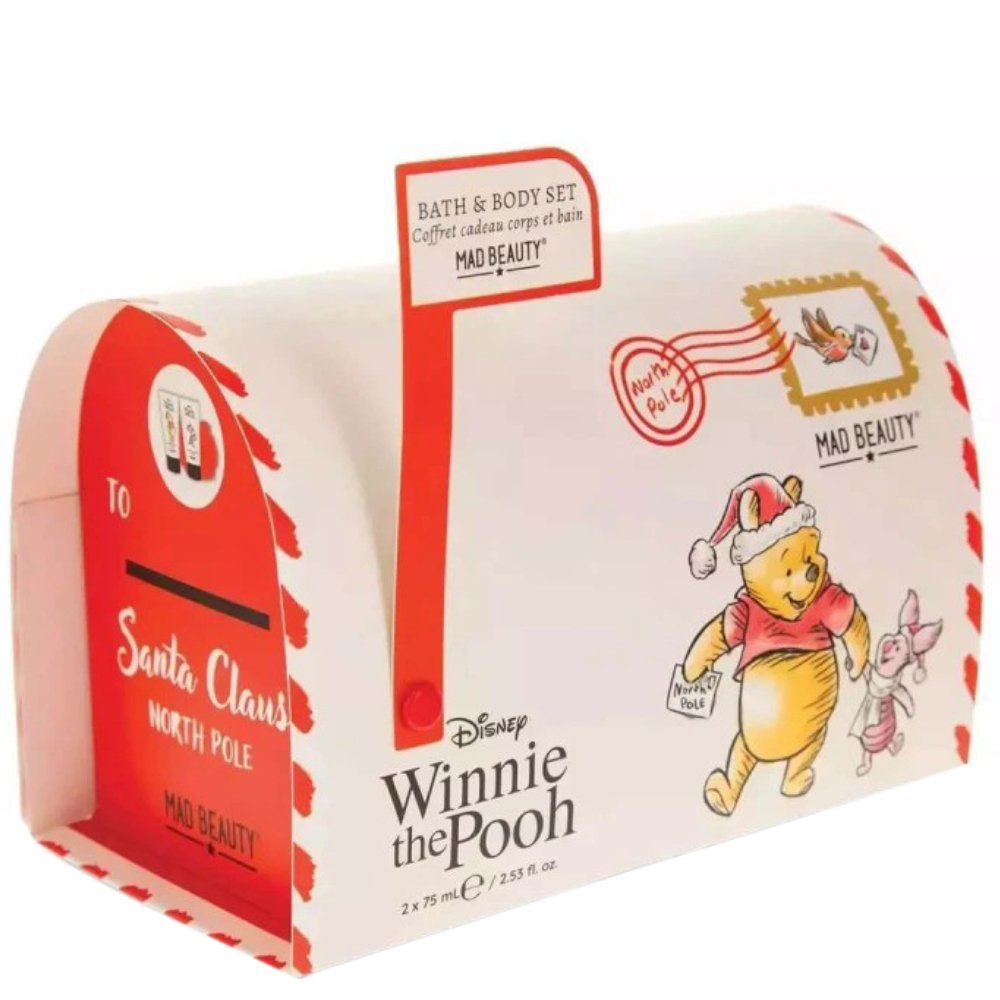 Mad Beauty Promo Winnie The Pooh Honey Fragrance Body Wash 75ml & Body Lotion 75ml & Δώρο Body Exfoliator 1 Τεμάχιο