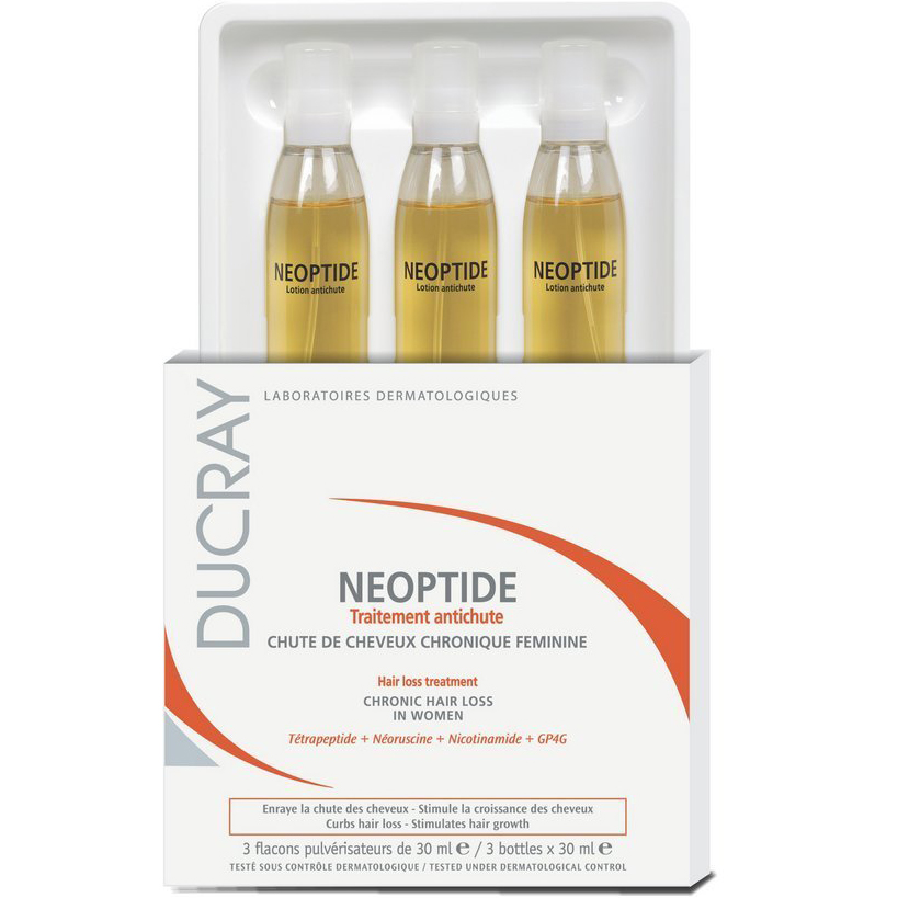 Ducray Neoptide Lotion Αντιμετώπισης της Γυναικείας Τριχόπτωσης 30ml x 3 Φιαλίδια