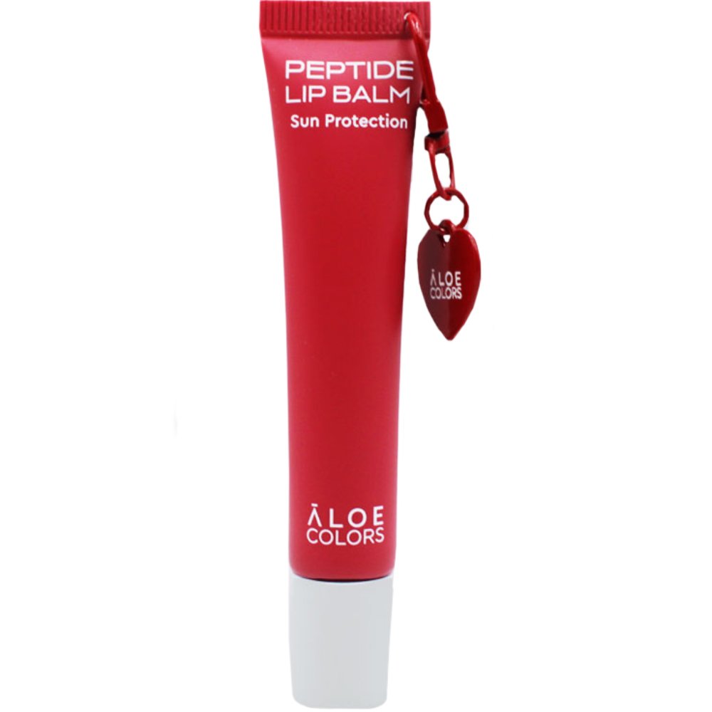 Aloe Colors Peptide Sun Protection Lip Balm Ενυδατικό Βάλσαμο Χειλιών με Αντηλιακή Προστασία Χαρίζοντας Άνεση, Θρέψη & Εντυπωσιακή Λάμψη με Άρωμα Φράουλα 15ml - Strawberry Milkshake