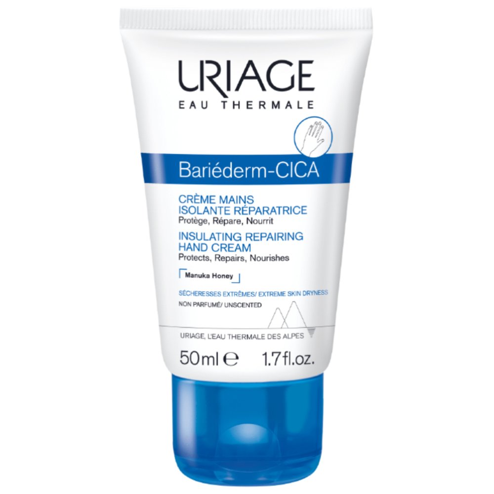 Uriage Bariederm Cica Hand Cream Μονωτική & Αναπλαστική Κρέμα Χεριών για Πολύ Ξηρές Επιδερμίδες 50ml