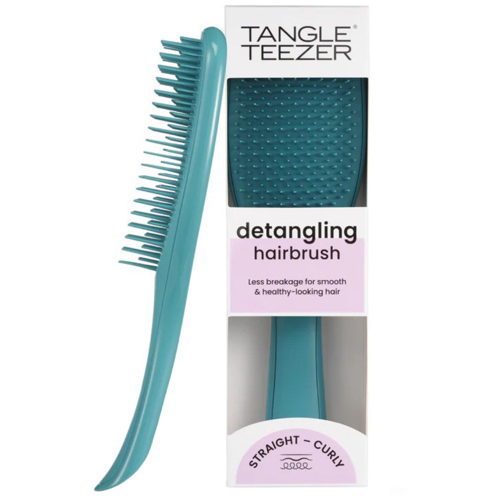 Tangle Teezer The Ultimate Detangler Βούρτσα για Εύκολο Ξεμπέρδεμα για Ίσια & Σγουρά Μαλλιά 1 Τεμάχιο - Transformative Teal