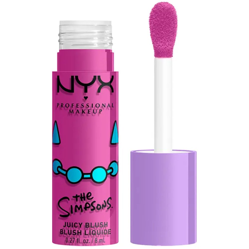 Nyx Professional Makeup The Simpsons Juicy Blush Liquide Ενυδατικό Υγρό Ρούζ για Φρέσκια Επιδερμίδα Εώς & 24 ώρες για Λαμπερό Φινίρισμα 8ml - Lavender Sass