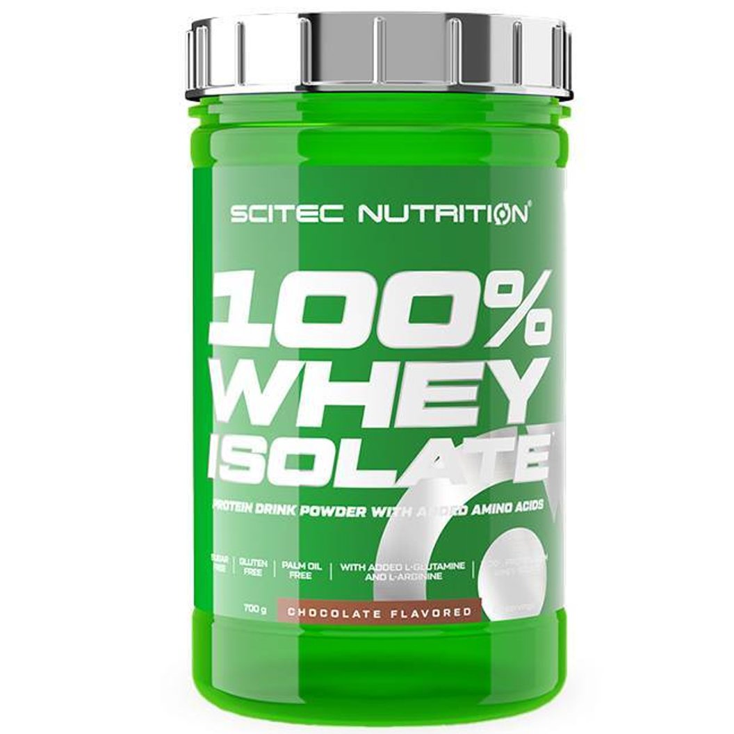 Scitec Nutrition Scitec Nutrition 100% Whey Isolate Protein Συμπλήρωμα Διατροφής με 100% Υδρολυμένη Πρωτεΐνη Ορού Γάλακτος & Προσθήκη Αμινοξέων 700g - Chocolate 