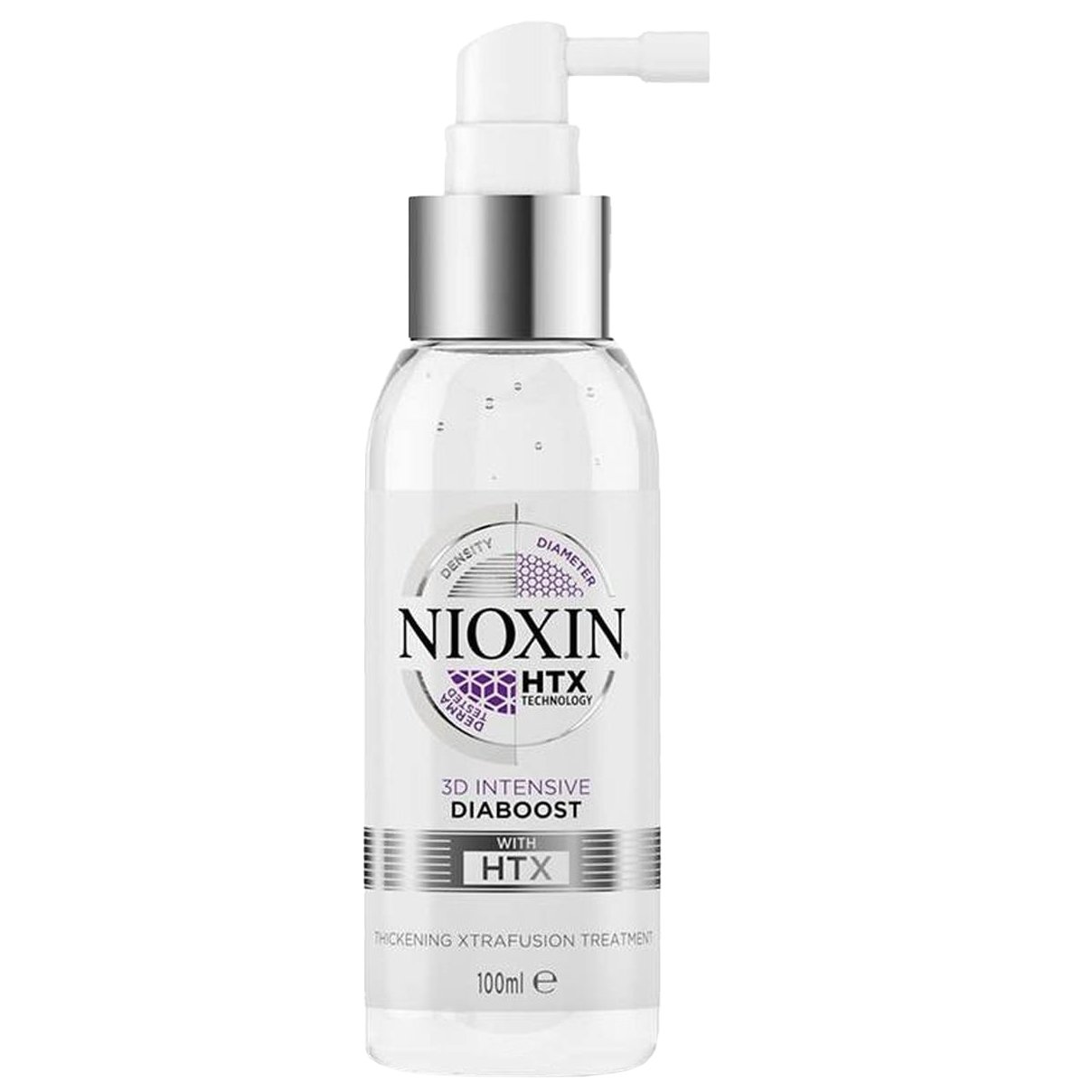 Nioxin 3D Intensive Diaboost HTX Treatment Θεραπεία για την Αποτελεσματική Αντιμετώπιση της Αραίωσης των Μαλλιών, Χωρίς Ξέβγαλμα 100ml