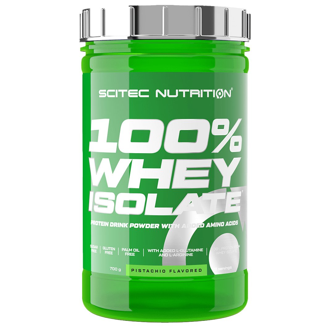Scitec Nutrition 100% Whey Isolate Protein Συμπλήρωμα Διατροφής με 100% Υδρολυμένη Πρωτεΐνη Ορού Γάλακτος & Προσθήκη Αμινοξέων 700g – Pistachio
