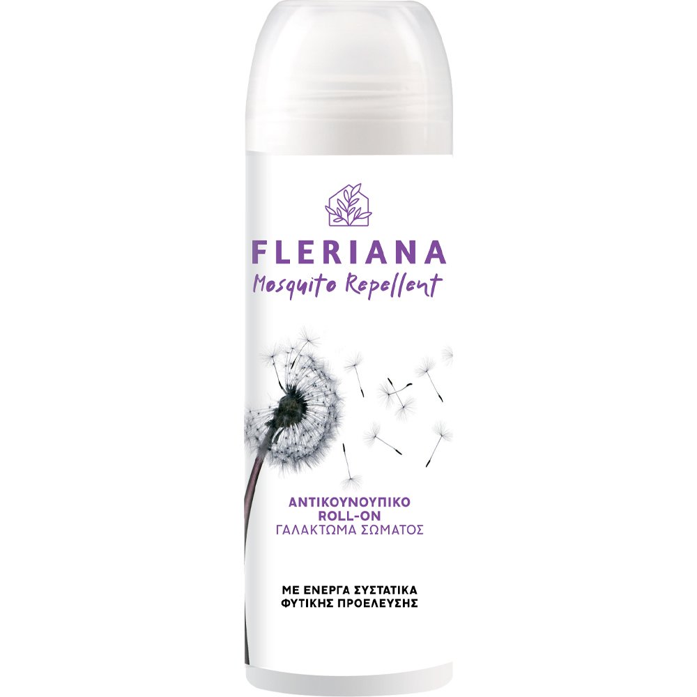 Power Health Power Health Fleriana Mosquito Repellent Roll-on Αντικουνουπικό Γαλάκτωμα Σώματος Roll-on με Ενεργά Συστατικά Φυτικής Προέλευσης 50ml