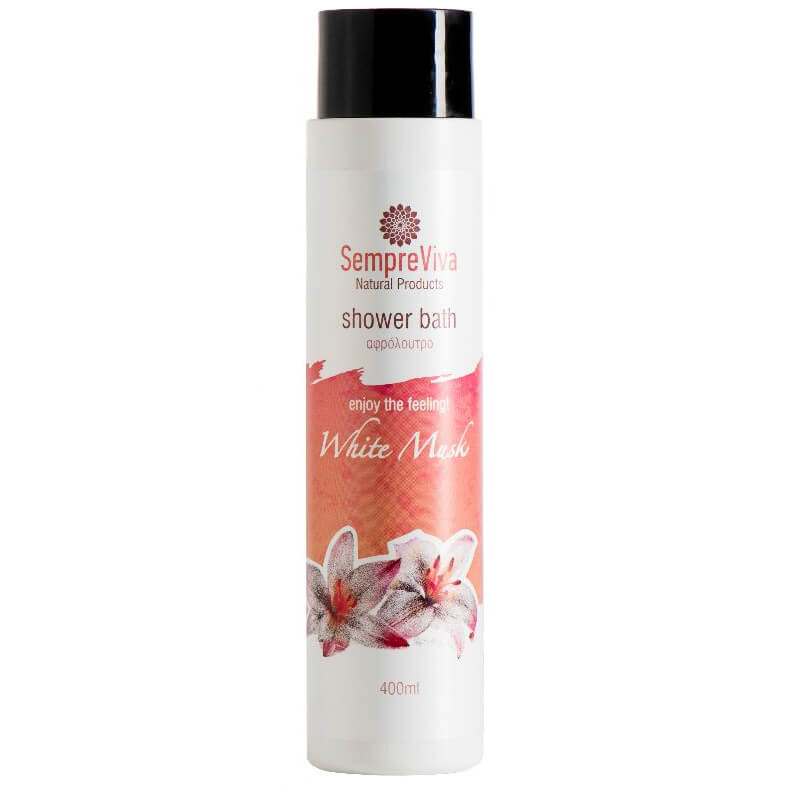 SempreViva Shower Bath White Musk, Αφρόλουτρο 400ml