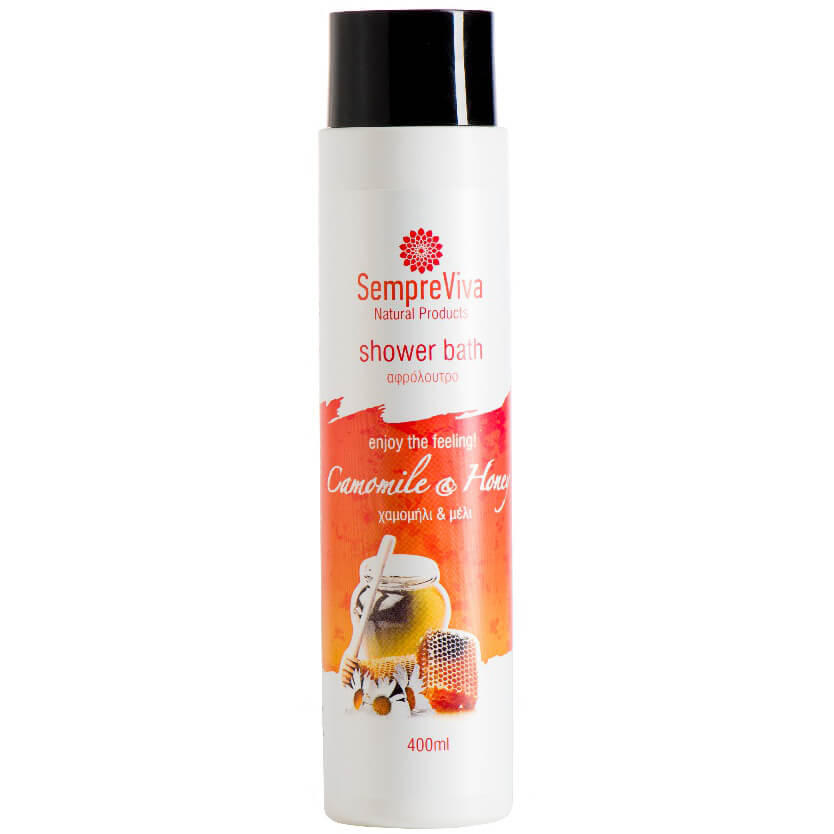 SempreViva Shower Bath Camomile & Honey, Αφρόλουτρο Χαμομήλι & Μέλι 400ml
