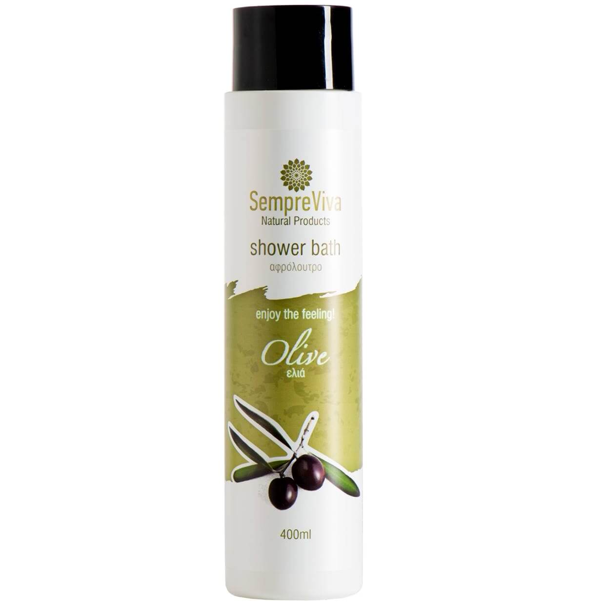 SempreViva Shower Bath Olive, Αφρόλουτρο Ελιά 400ml