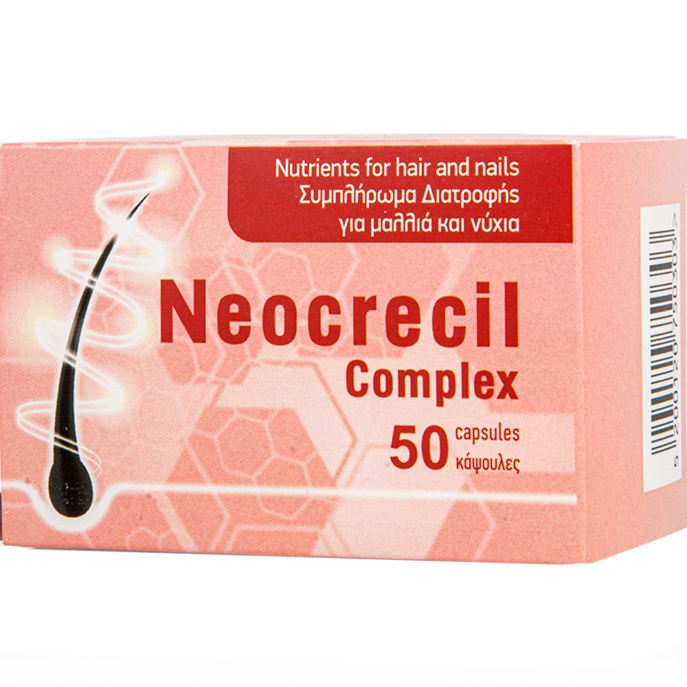 Neocrecil Complex Συμπλήρωμα Διατροφής για την Καλή Υγεία των Μαλλιών & των Νυχιών 50caps