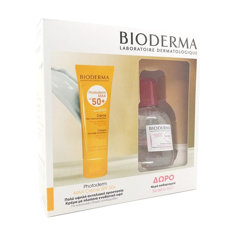 Bioderma Promo Photoderm Max Creme SPF50+ 40ml & Sensibio H2O Solution Micellaire για Πρόσωπο και Μάτια 100ml