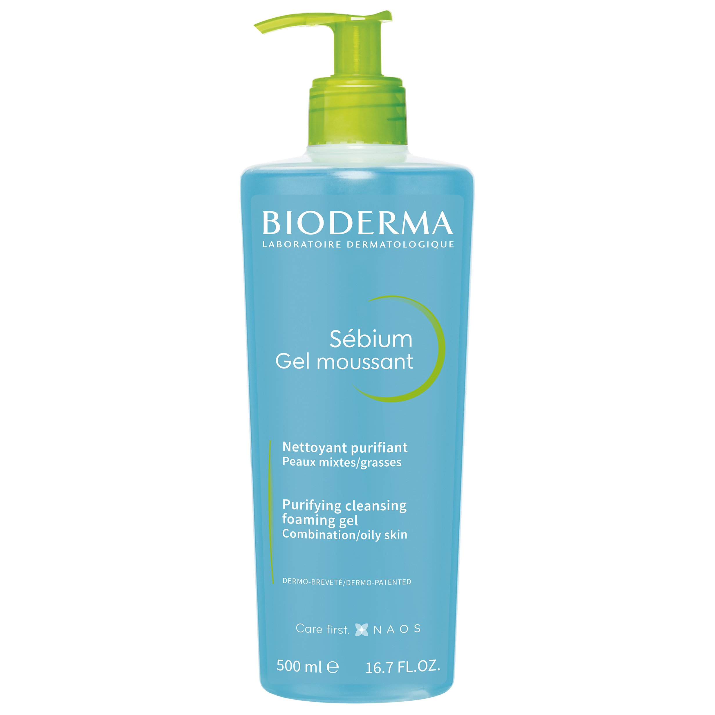 Bioderma Sebium Gel Moussant Απαλό Αφρίζον Gel Καθαρισμού για Μικτές & Λιπαρές Επιδερμίδες 500ml Promo -30%