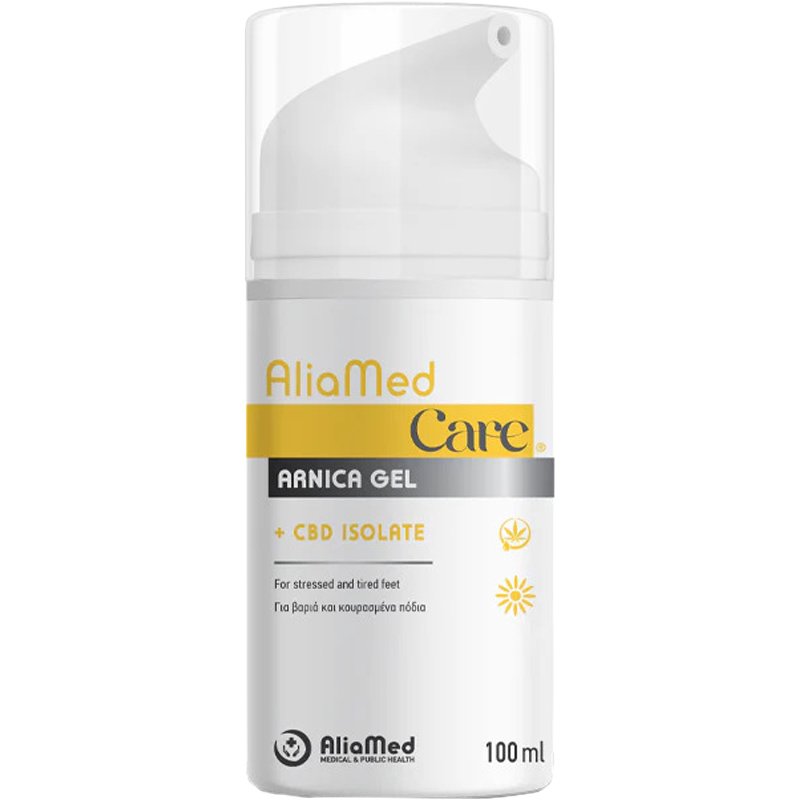 AliaMed AliaMed CBD Care Arnica Gel & CBD Isolate Τζελ για Βαριά & Κουρασμένα Πόδια με Κανναβιδιόλη 100ml