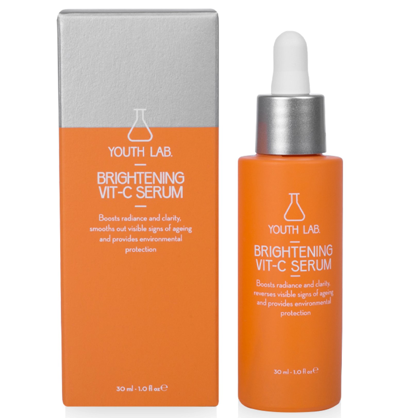 Youth Lab. Youth Lab Brightening Vit-C Serum Ισχυρός Αντιοξειδωτικός Ορός Προσώπου με Σταθεροποιημένη Βιταμίνη C 15% 30ml