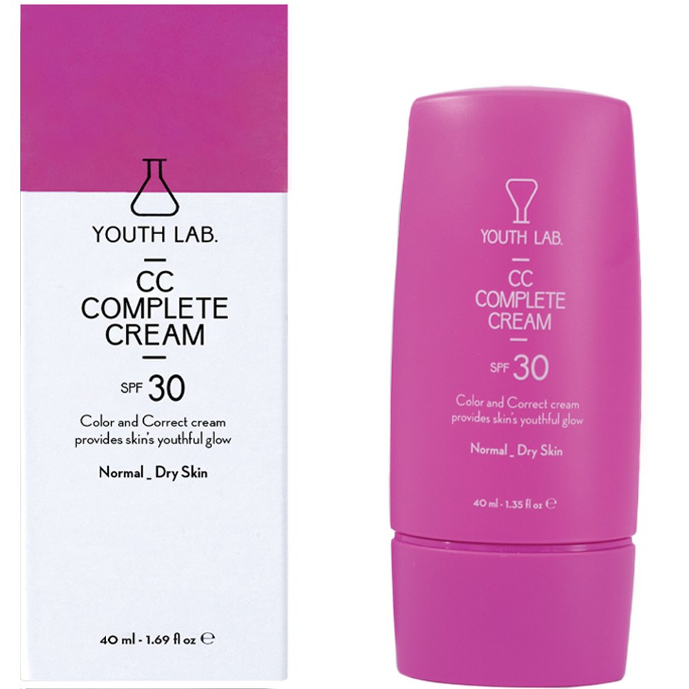 Youth Lab CC Complete Cream for Normal / Dry Skin Καλυπτική Κρέμα Προσώπου για Ενυδάτωση με Αντηλιακή Προστασία για Κανονικό/Ξηρό Δέρμα Spf30, 40ml