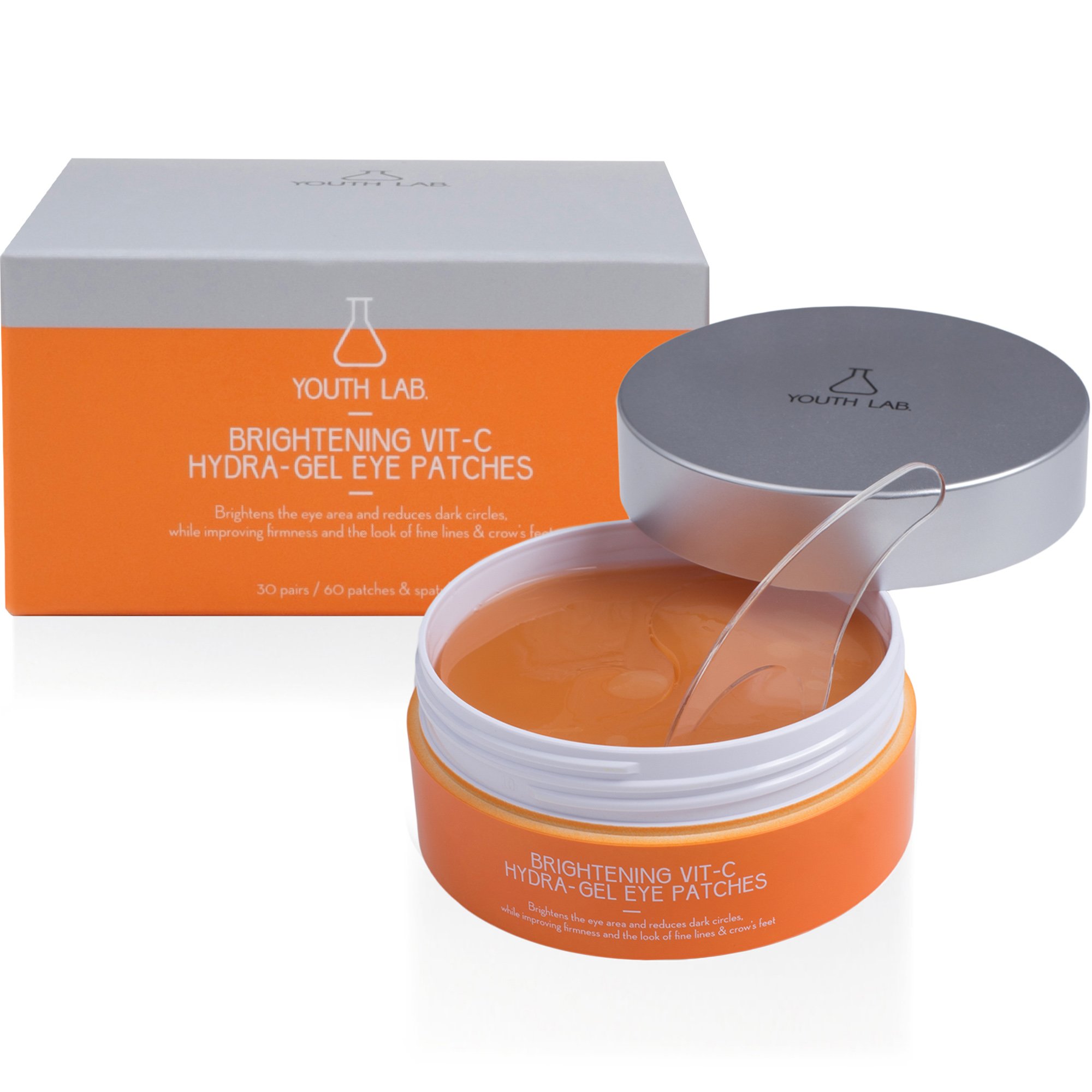 Youth Lab Brightening Vit-C Hydra-Gel Eye Patches Ματιών για Φωτεινότητα & Μείωση Μαύρων Κύκλων, Οιδημάτων & Δυσχρωμιών 60 Τεμάχια
