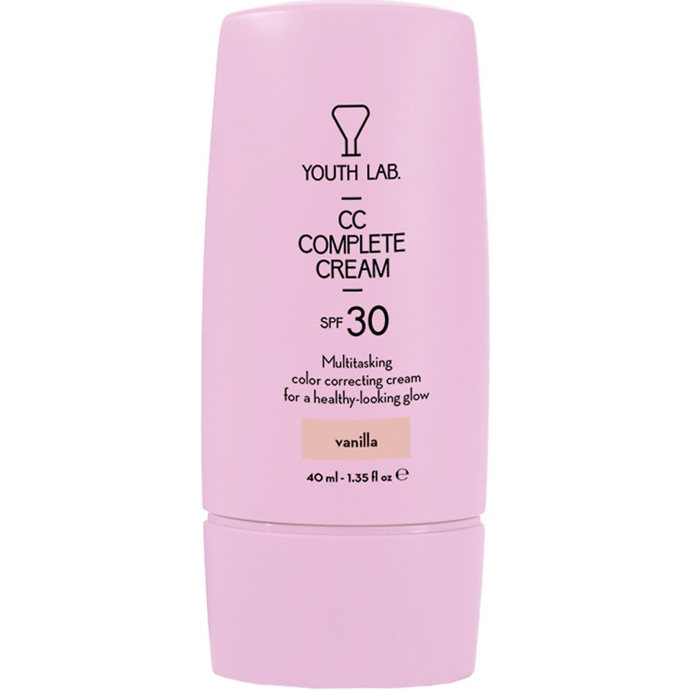 Youth Lab. Youth Lab CC Complete Cream Spf30 Ενυδατική Κρέμα Προσώπου Κατά των Κηλίδων & των Ατελειών για Ομοιόμορφο Τόνο Υψηλής Προστασίας με Χρώμα 40ml - Vanilla (Light)