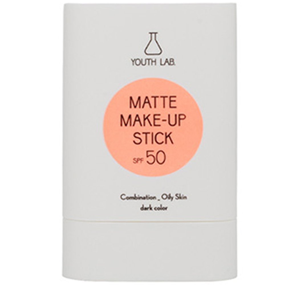 Youth Lab Matte Make Up Spf50 Dark Colour Stick Ανάλαφρο Ματ Aντηλιακό Make-Up Stick Υψηλής Προστασίας με Χρώμα για Ομοιόμορφη Κάλυψη & Έλεγχο της Λιπαρότητας 20g
