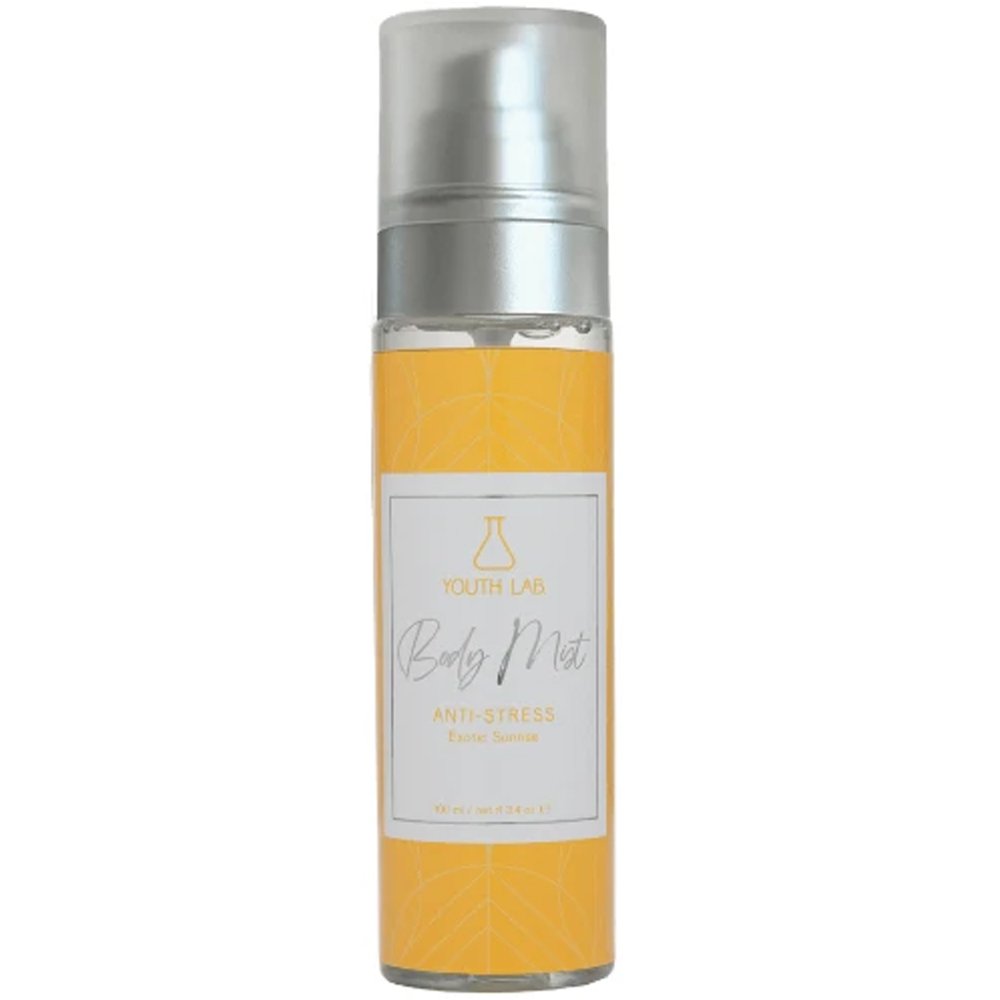 Youth Lab Anti-Stress Exotic Sunrise Body Mist Αναζωογονητικό Νερό Σώματος με Ανάλαφρο Καλοκαιρινό Άρωμα Ανανά, Μιγκέ & Καρύδα για Αίσθηση Χαλάρωσης 100ml