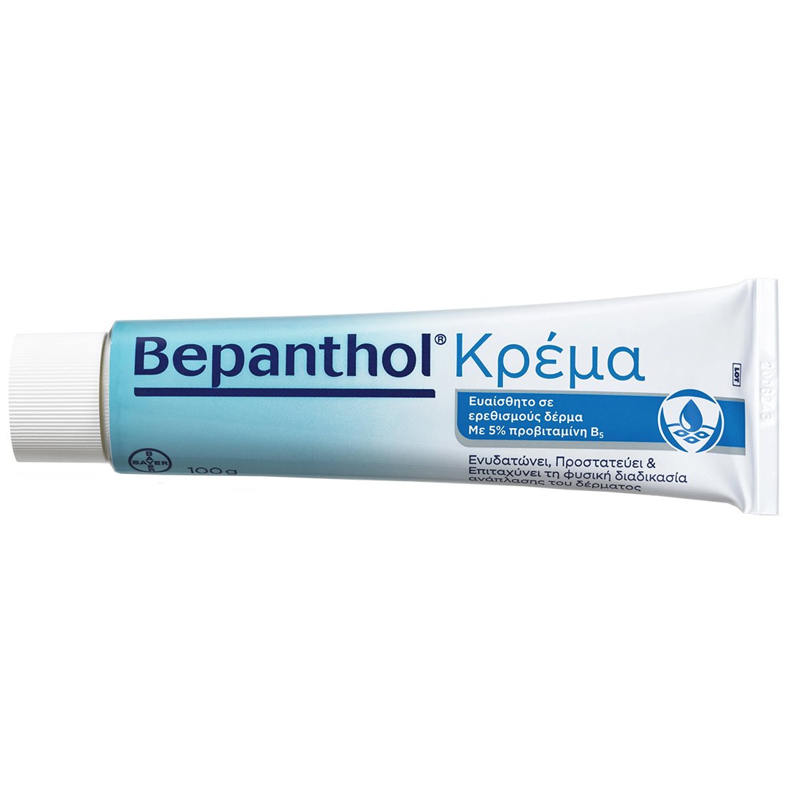 Bepanthol Bepanthol Κρέμα για το Ευαίσθητο σε Ερεθισμούς Δέρμα, Ενυδατώνει, Προστατεύει & Επιταχύνει τη Φυσική Διαδικασία Ανάπλασης του Δέρματος με Προβιταμίνη B5, 100g