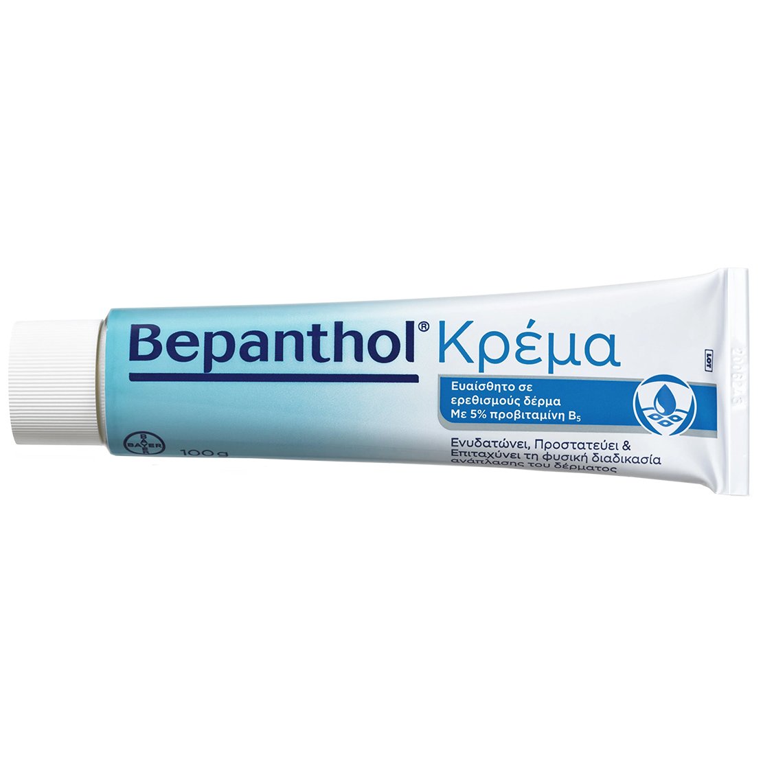 Bepanthol Κρέμα για το Ευαίσθητο σε Ερεθισμούς Δέρμα, Ενυδατώνει, Προστατεύει & Επιταχύνει τη Φυσική Διαδικασία Ανάπλασης του Δέρματος με Προβιταμίνη B5, 100g