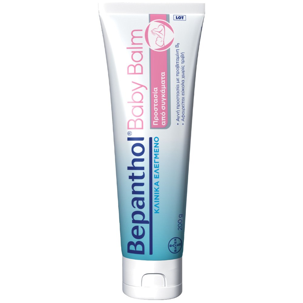 Bepanthol Bepanthol Baby Balm Κρέμα Προστασίας Κατά του Συγκάματος για Μωρά Κατάλληλη για Χρήση Μετά από Κάθε Αλλαγή Πάνας 200g