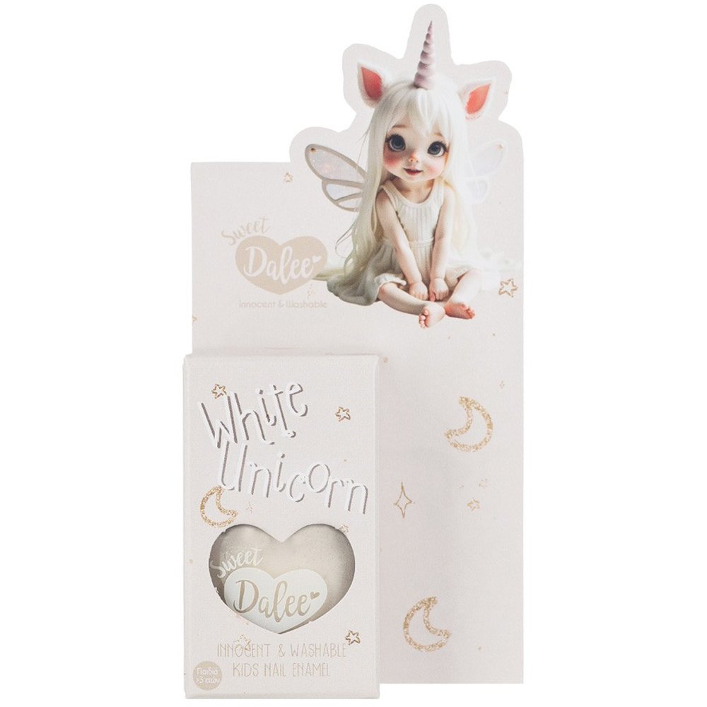 Dalee Sweet Dalee Nail Polish Παιδικό, Οικολογικό, Μη Τοξικό Βερνίκι Νυχιών με Βάση το Νερό 12ml - 911 White Unicorn