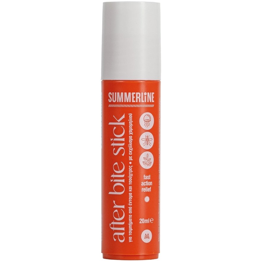 Summerline Medisei Summerline Ammonia After Bite Stick Καταπραϋντικό Στικ με Αμμωνία για Ανακούφιση από Τσιμπήματα Εντόμων 20ml