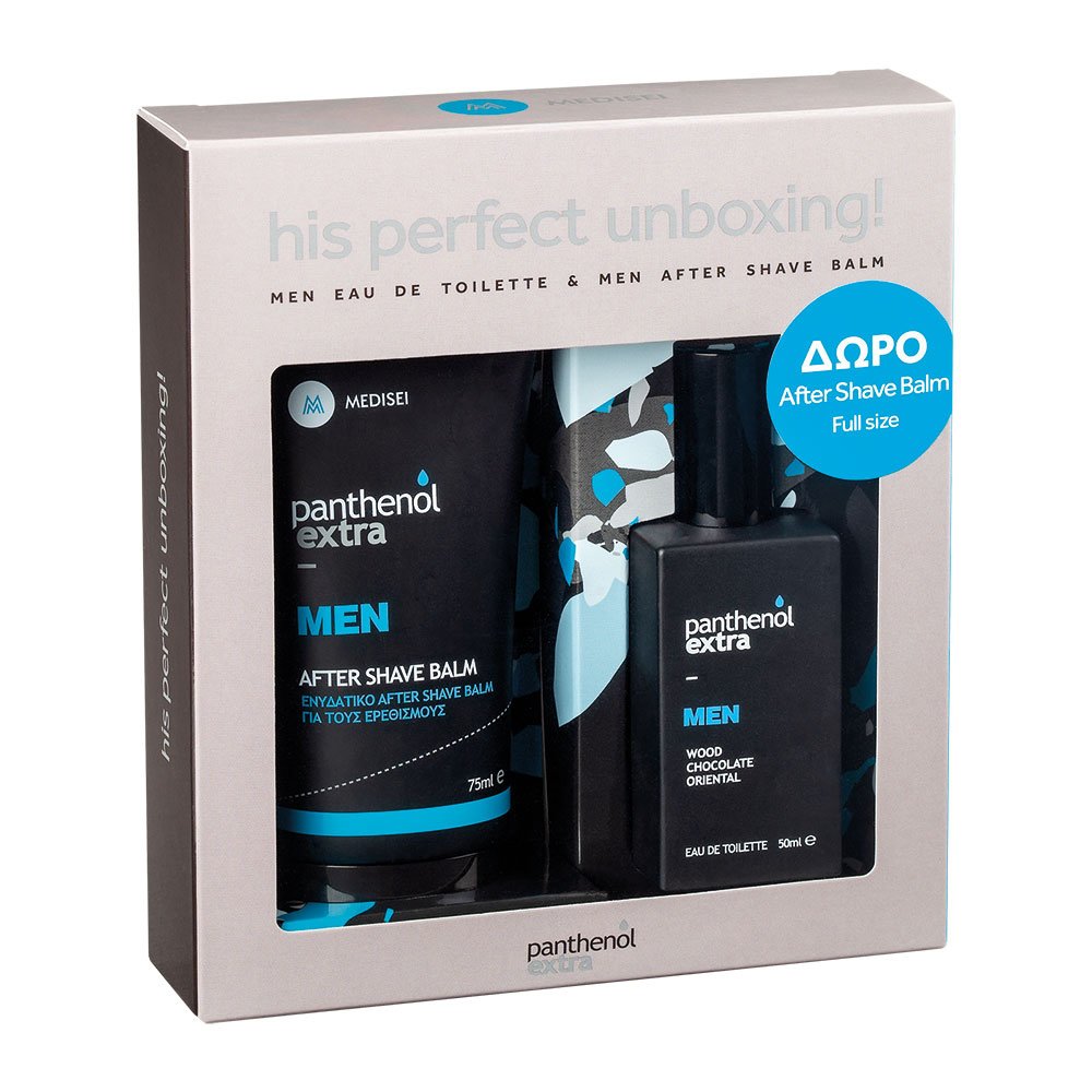 Medisei Medisei Panthenol Extra Promo His Perfect Unboxing Men Eau De Toilette 50ml & Δώρο Men After Shave Balm 75ml