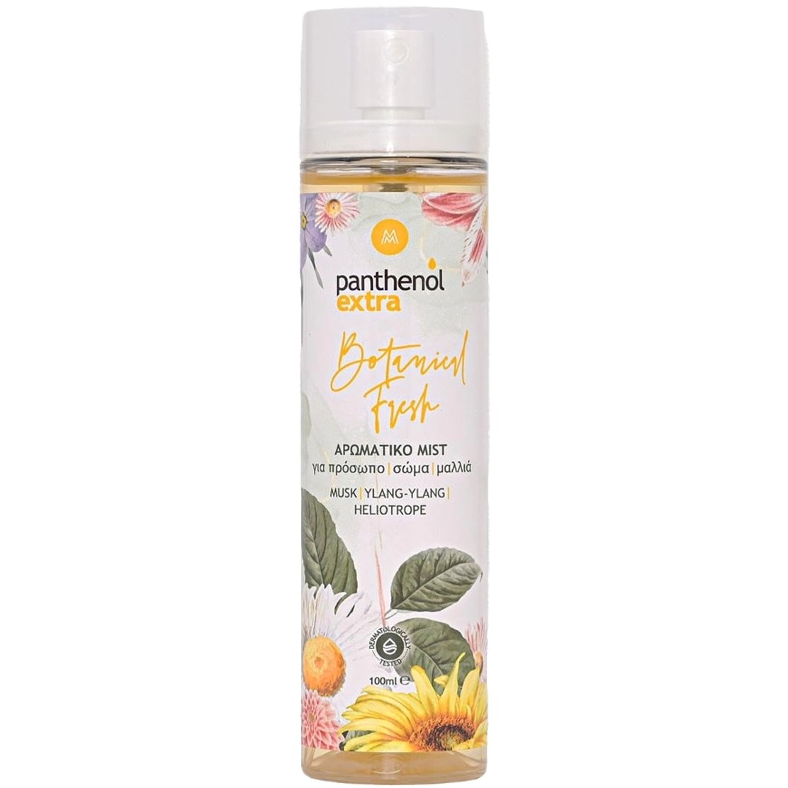 Medisei Medisei Panthenol Extra Mist Botanical Fresh for Face, Body & Hair Αρωματικό Mist για Πρόσωπο, Σώμα & Μαλλιά με Άρωμα Λουλουδιών 100ml