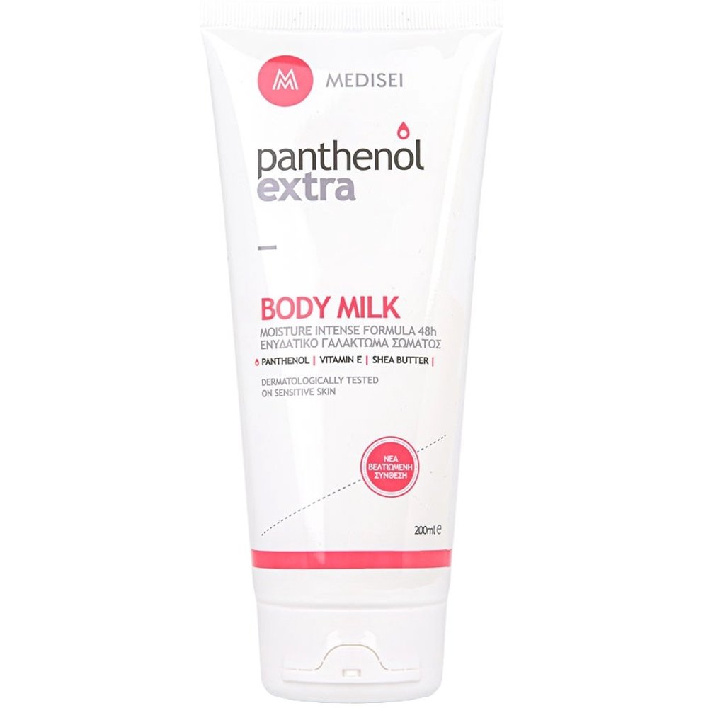 Medisei Panthenol Extra Body Milk Ενυδατικό Γαλάκτωμα Σώματος 48ωρης Διάρκειας 200ml