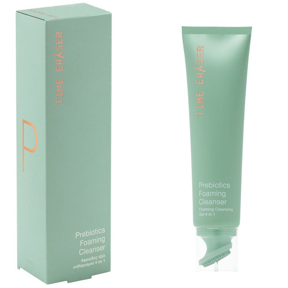 Medisei Medisei Time Eraser Prebiotics Foaming Cleanser Αφρώδες Τζελ Καθαρισμού Προσώπου 4 σε 1, 140ml