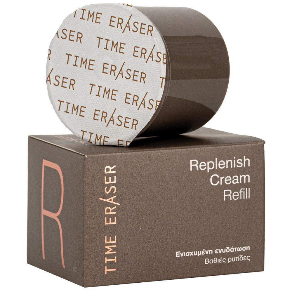 Medisei Time Eraser Replenish Cream Ενισχυμένη Κρέμα Ενυδάτωσης Προσώπου που Καταπολεμά τις Βαθιές Ρυτίδες 50ml - Refill
