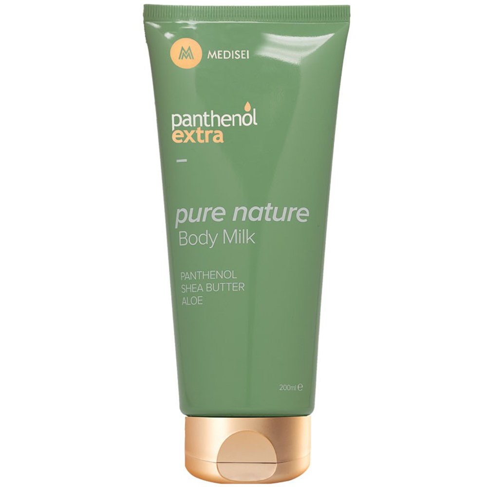 Medisei Medisei Panthenol Extra Pure Nature Body Milk Ενυδατικό Γαλάκτωμα Σώματος με Πανθενόλη, Βουτυρό Καριτέ & Αλόη 200ml