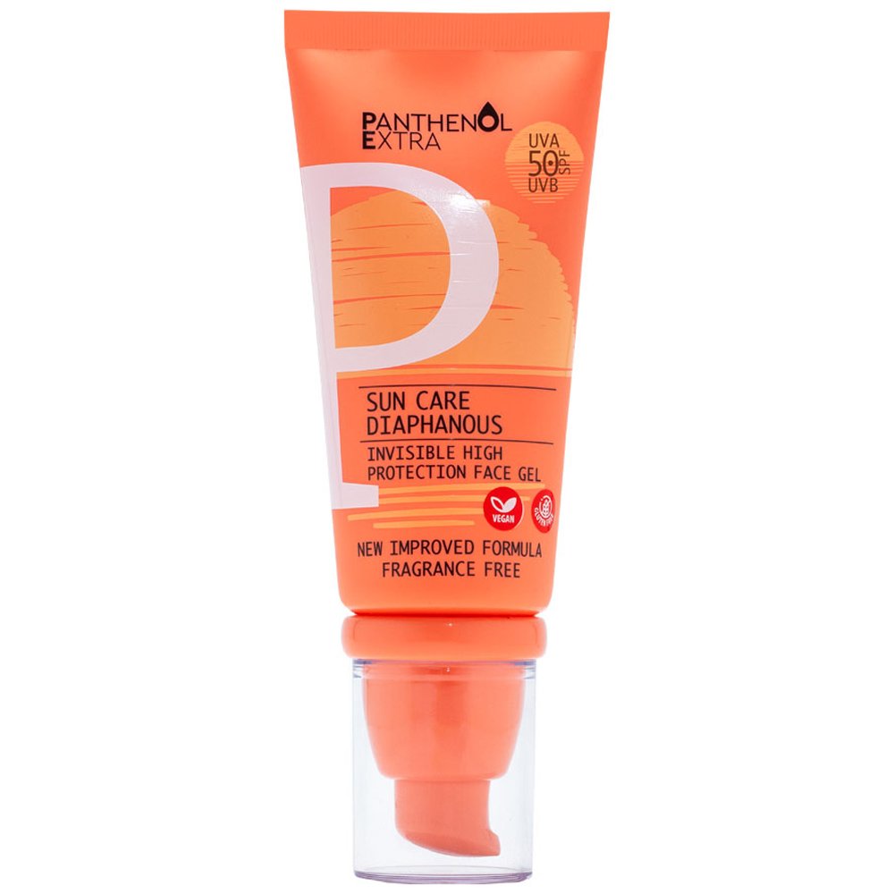 Medisei Medisei Panthenol Extra Sun Care Diaphanous Face Gel Spf50 Αόρατο Αντηλιακό Προσώπου Υψηλής Προστασίας 50ml - Spf50