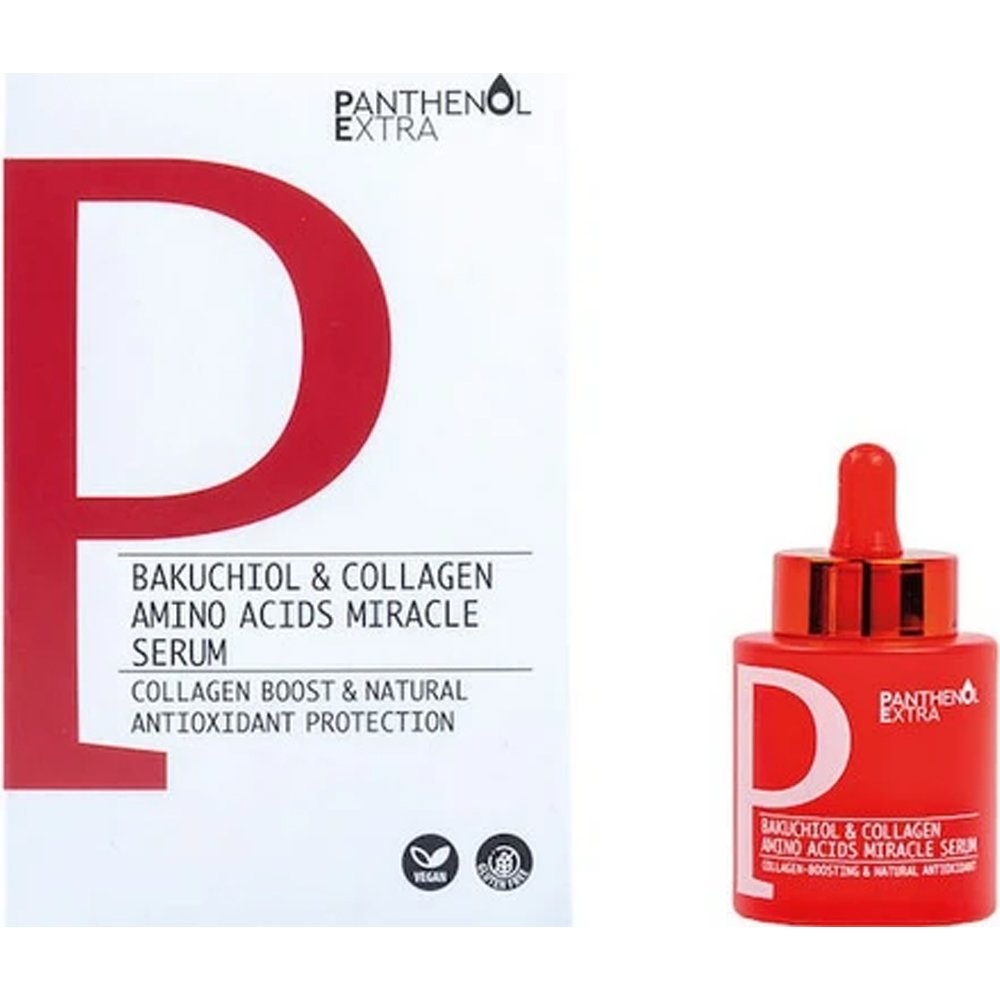 Medisei Panthenol Extra Bakuchiol & Collagen Amino Acids Miracle Serum Ορος Αντιγήρανσης & Ενυδάτωσης με Κολλαγόνο, Αμινοξέα & Μπακουχιόλη 30ml