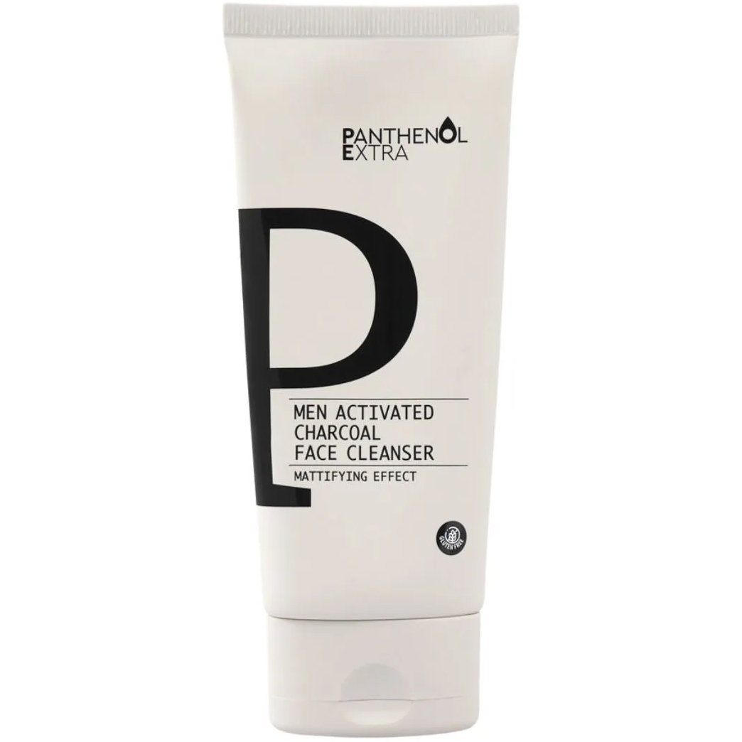 Panthenol Extra Panthenol Extra Men Activated Charcoal Face Cleanser Ήπιο Αφρίζον Gel Καθαρισμού Προσώπου με Ενεργό Άνθρακα Ιδανικό για Άνδρες με Λιπαρό ή με Τάση Ακμής Δέρμα 150ml