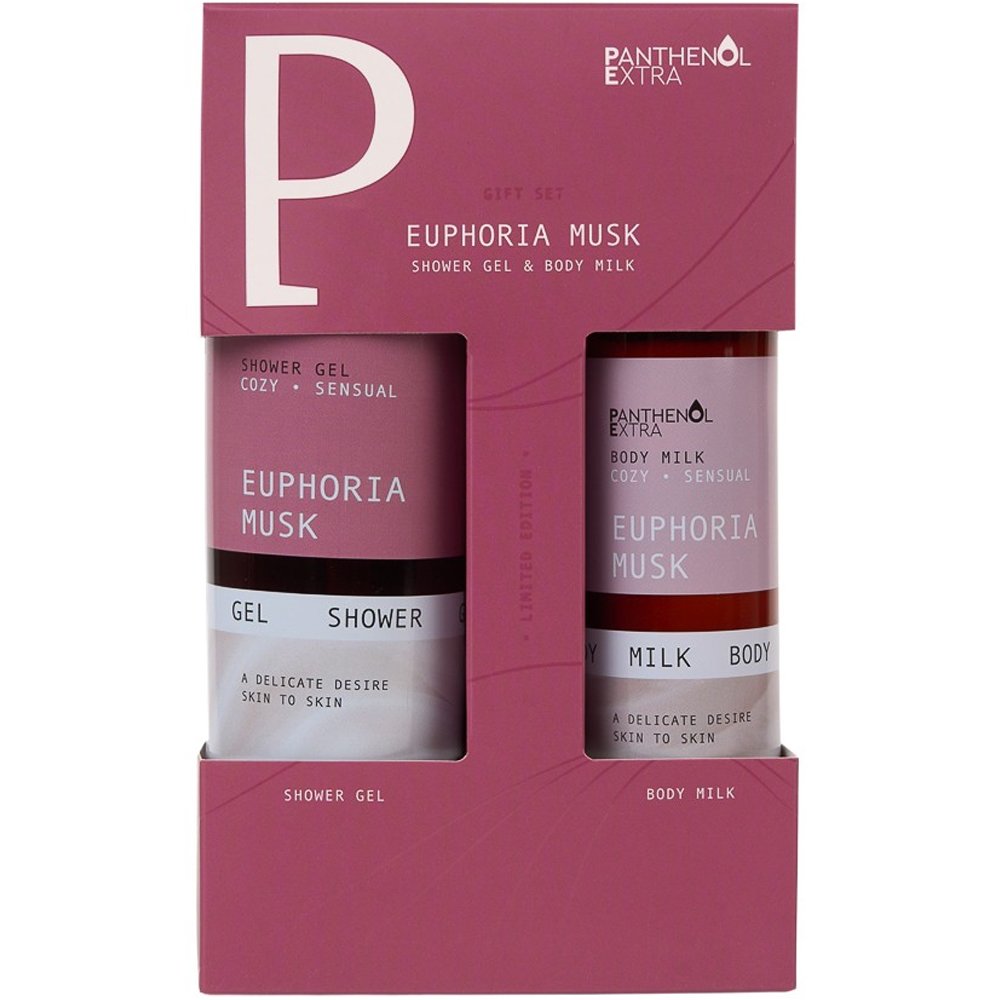 Panthenol Extra Promo Euphoria Musk Shower Gel 500ml & Body Milk 300ml