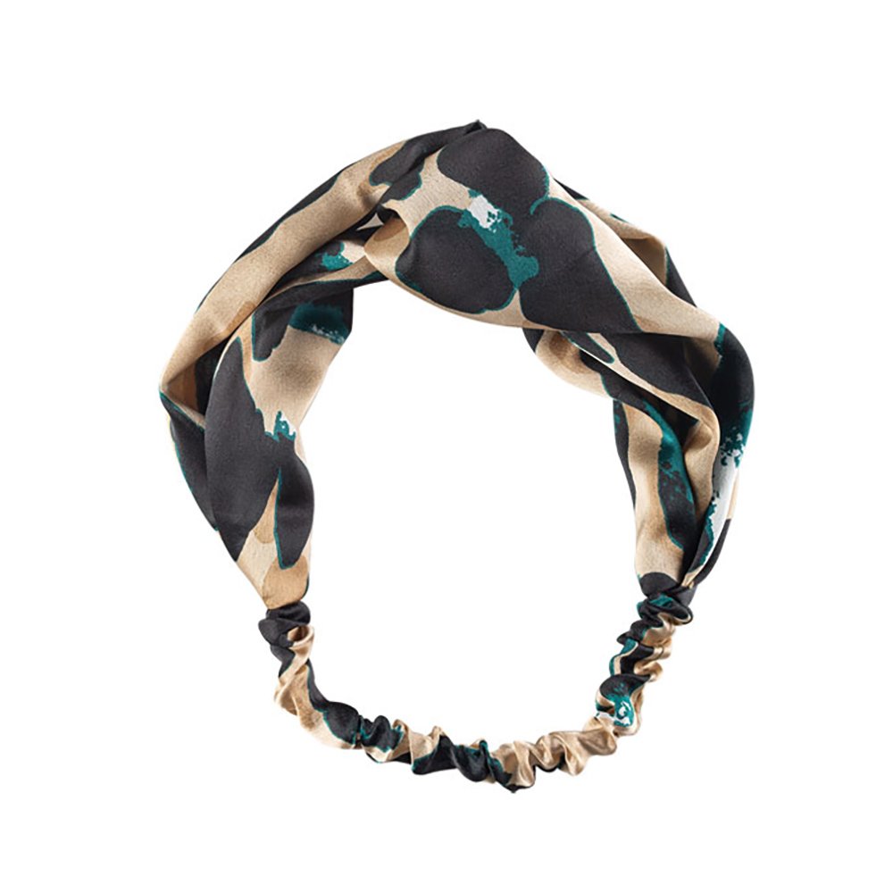 Medisei Dalee Hair Ties Πράσινη Λεοπάρ Κορδέλα Μαλλιών 1 Τεμάχιο