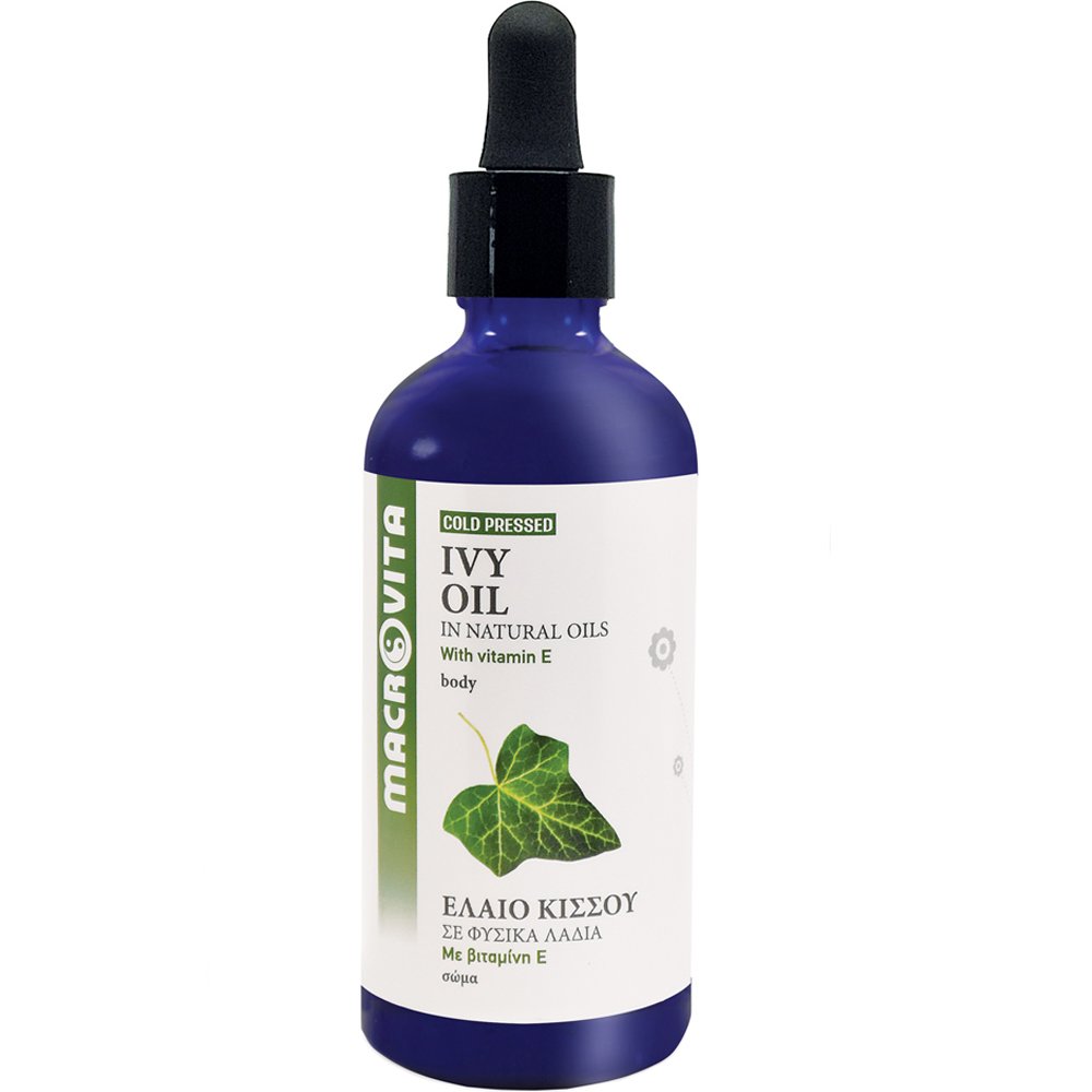 Macrovita with Vitamin E Ivy Body Oil Έλαιο Κισσού Σώματος για την Καταπολέμηση της Κυτταρίτιδας 100ml