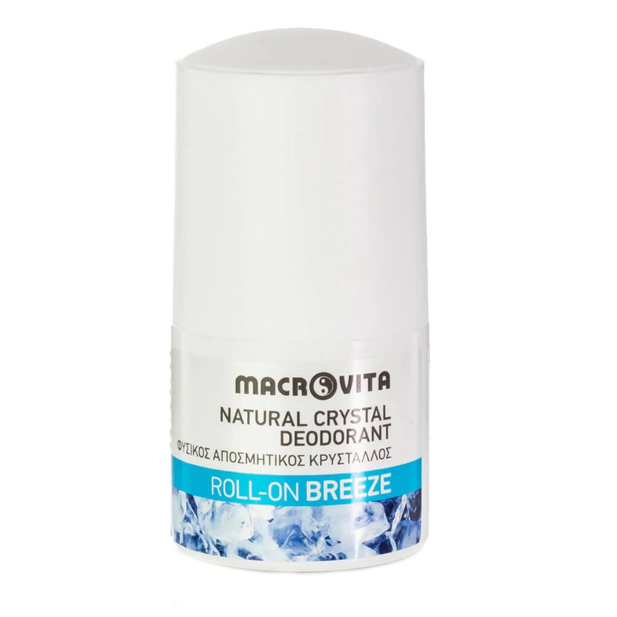 Macrovita Φυσικός Αποσμητικός Κρύσταλλος Roll-On Άρωμα Breeze 50ml