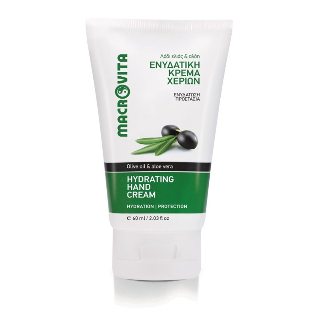 Macrovita Hydrating Hand Cream Ενυδατική Κρέμα Χεριών με Λάδι & Αλόη 60ml