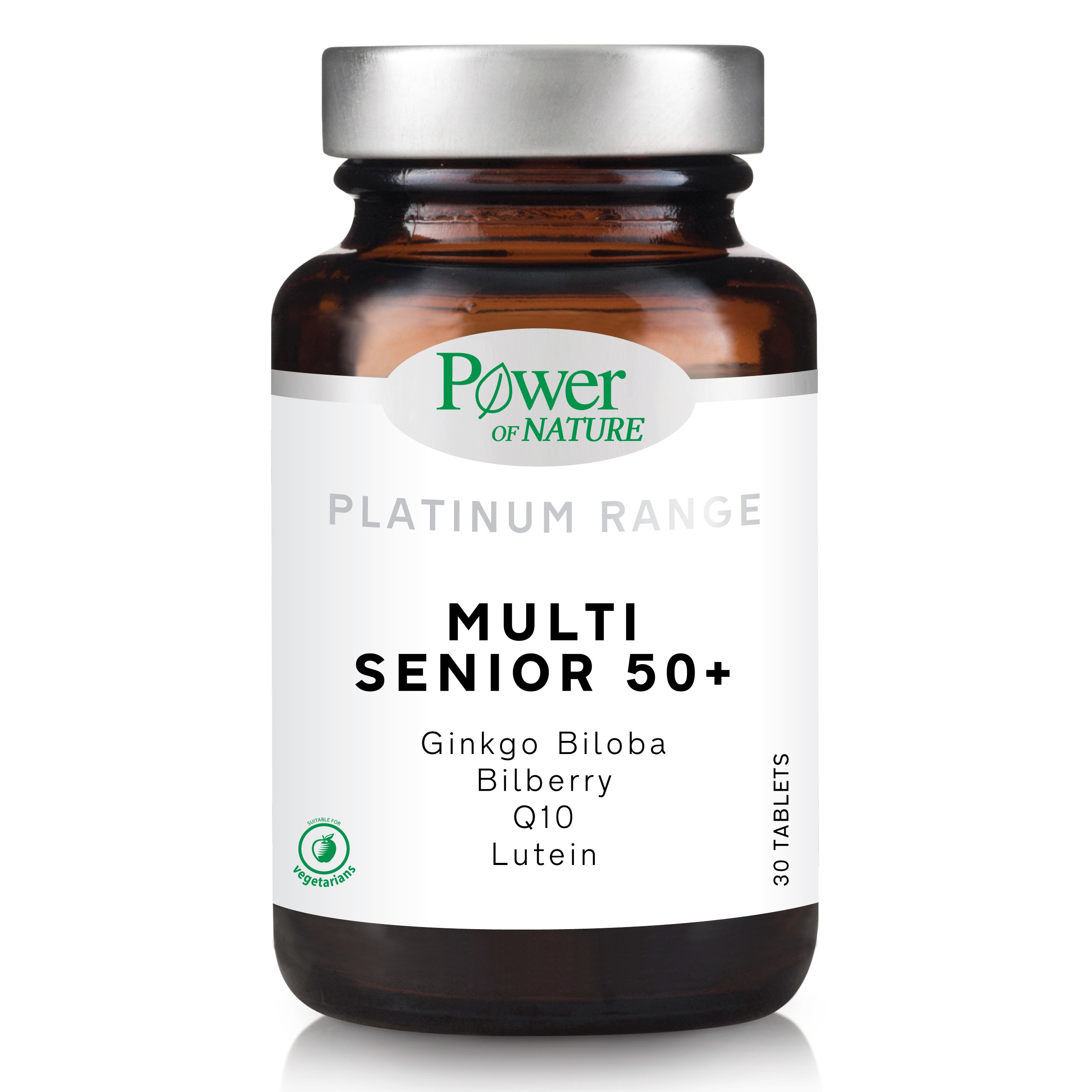 Power Health Platinum Range Multi Senior 50+ Πολυβιταμινούχο Συμπλήρωμα Διατροφής Ειδικά Σχεδιασμένο για Ηλικίες 50+ 30tabs